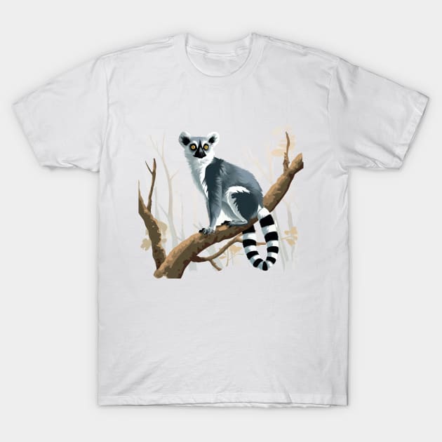 Ruffed Lemur T-Shirt by zooleisurelife